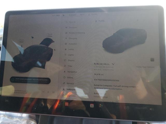 7SAYGDEE0PA032369 Tesla Model Y