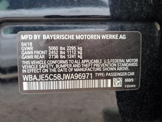 WBAJE5C58JWA96971 BMW 540 I