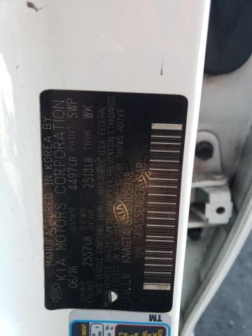 KNAGT4L37G5105938 KIA Optima Lx