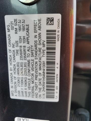 2HKRW1H54MH413091 Honda CR-V EX