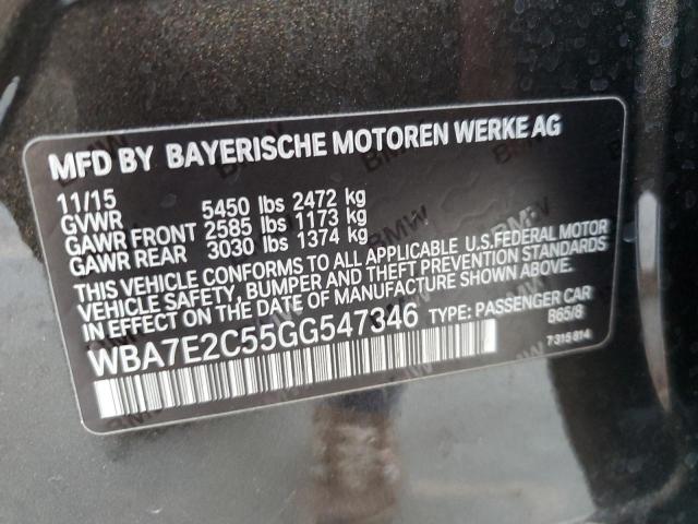 WBA7E2C55GG547346 BMW 740 I