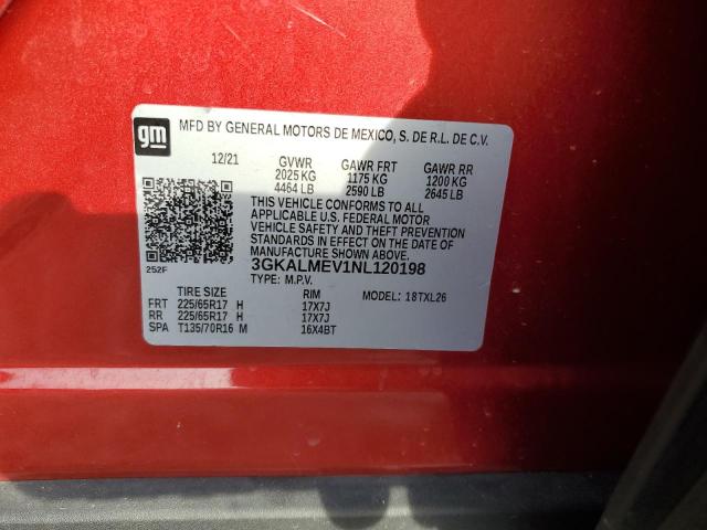 3GKALMEV1NL120198 GMC Terrain Sle