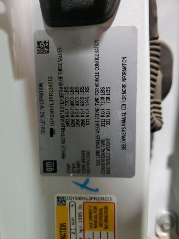 1GYS4RKL3PR239213 Cadillac Escalade Esv Sport Platinum