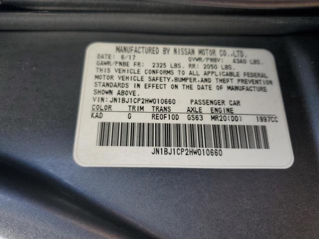 JN1BJ1CP2HW010660 Nissan Rogue Sport S