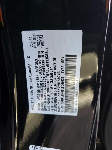5FNRL6H99LB062622 Honda Odyssey Elite