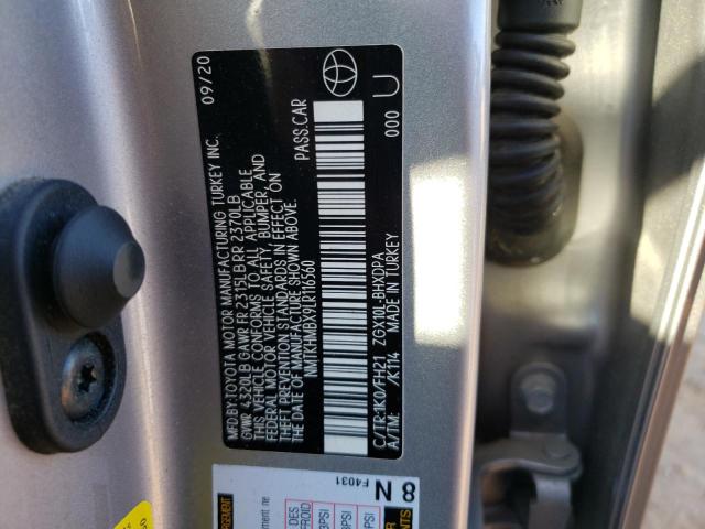 NMTKHMBX9LR116560 Toyota C-HR XLE