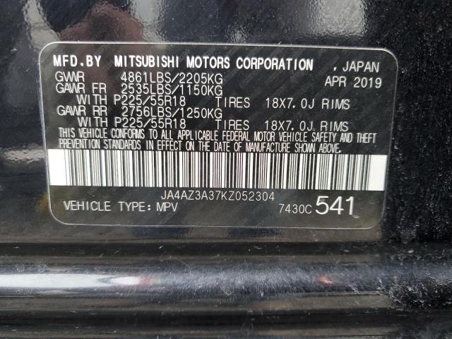 JA4AZ3A37KZ052304 Mitsubishi Outlander Se