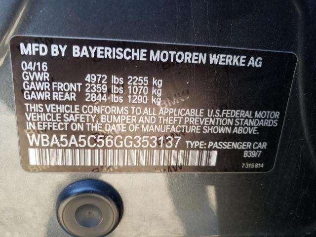 WBA5A5C56GG353137 BMW 528 I