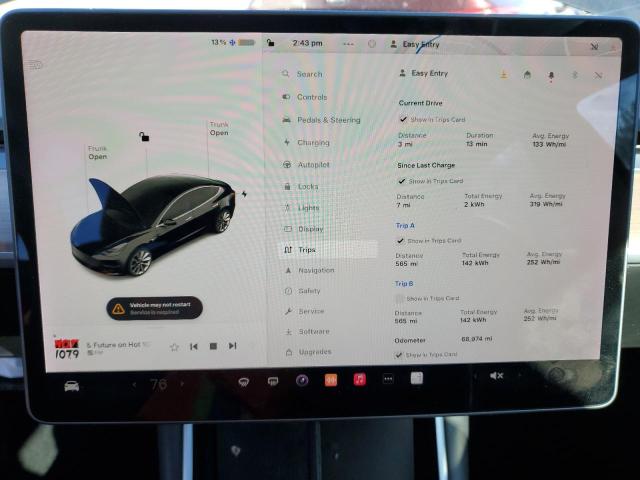 5YJ3E1EB6JF184653 Tesla MODEL 3