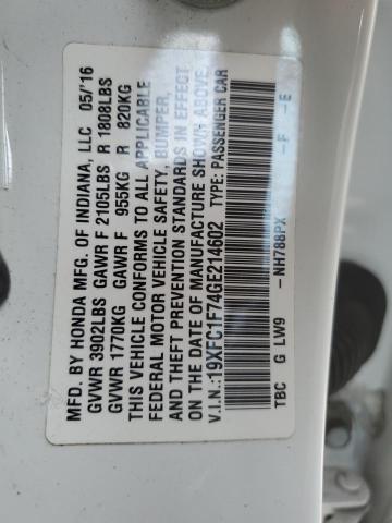 19XFC1F74GE214602 Honda CIVIC EXL
