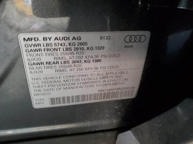 WA114AFY4N2056198 Audi Sq5 Sportback Premium