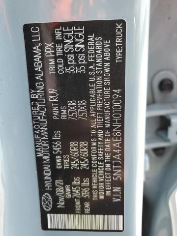 5NTJA4AE8NH010094 Hyundai Santa Cruz Se