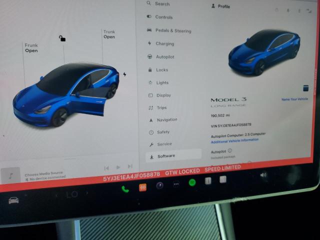 5YJ3E1EA4JF058878 Tesla MODEL 3