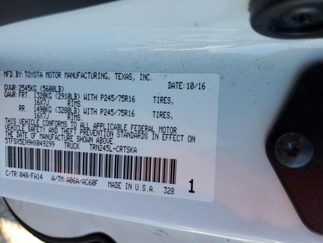 5TFSX5EN9HX049299 Toyota Tacoma Access Cab