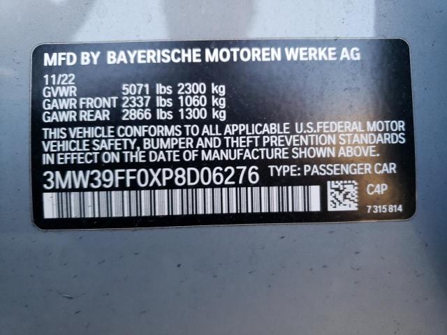 3MW39FF0XP8D06276 BMW 330e