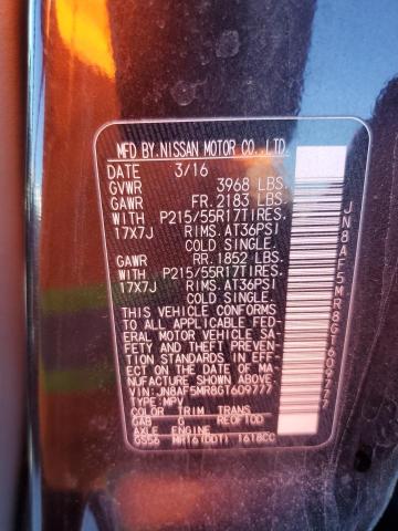 JN8AF5MR8GT609777 Nissan JUKE S