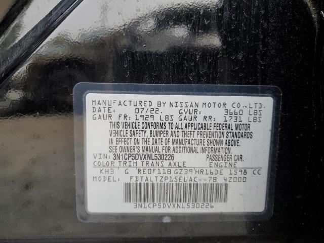 3N1CP5DVXNL530226 Nissan KICKS SR
