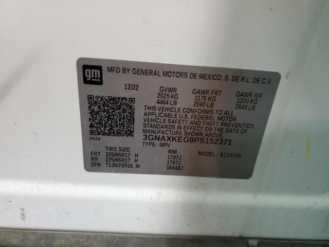 3GNAXKEG9PS152371 Chevrolet EQUINOX LT