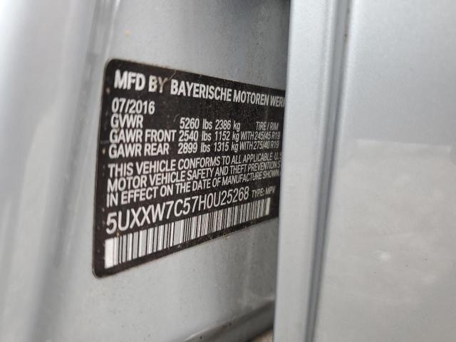 5UXXW7C57H0U25268 BMW X4 Xdrivem40i
