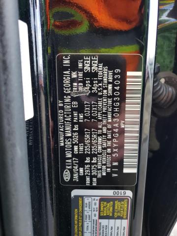 5XYPG4A30HG304039 KIA SORENTO LX