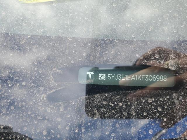 5YJ3E1EA1KF306988 Tesla MODEL 3