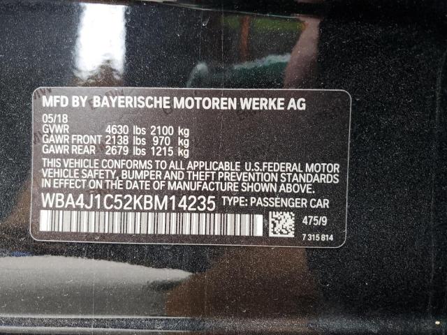 WBA4J1C52KBM14235 BMW 430i Gran Coupe
