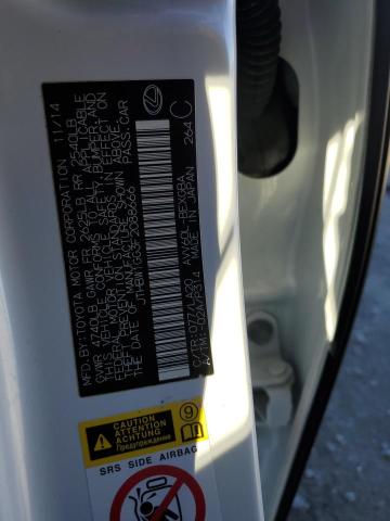 JTHBW1GG3F2088666 Lexus ES 300H