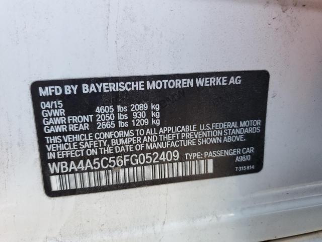WBA4A5C56FG052409 BMW 428 I Gran Coupe