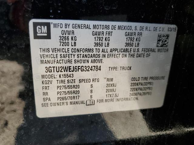 3GTU2WEJ6FG324784 GMC Sierra K1500 Denali