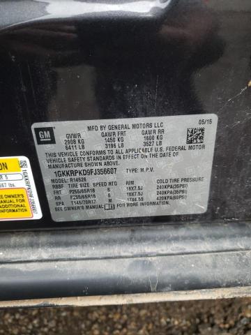 1GKKRPKD9FJ356607 GMC ACADIA SLE