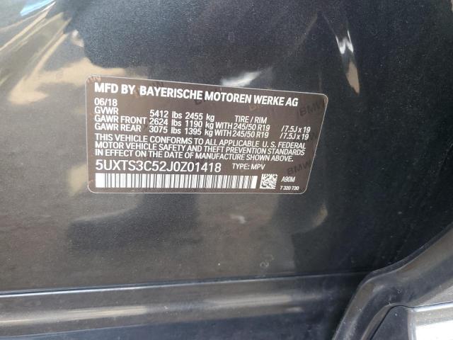 5UXTS3C52J0Z01418 BMW X3 Xdrivem40i