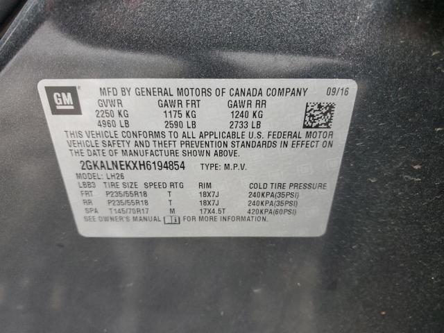 2GKALNEKXH6194854 GMC Terrain Sle