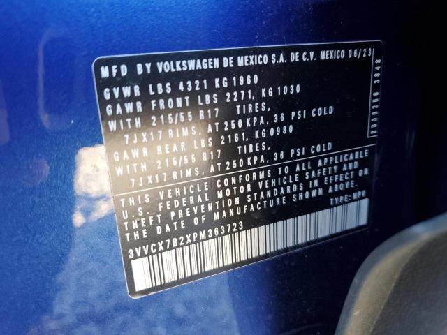 3VVCX7B2XPM363723 Volkswagen TAOS S