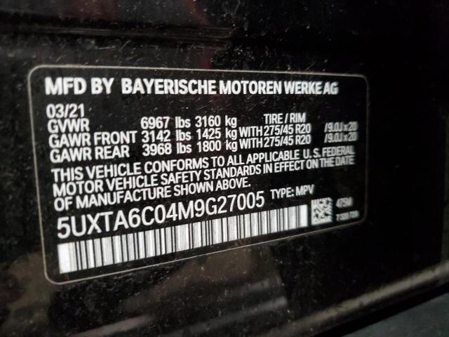 5UXTA6C04M9G27005 BMW X5 Xdrive45e