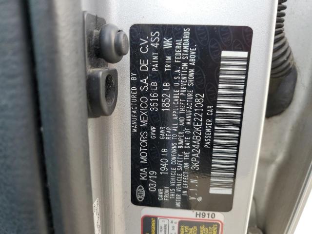 3KPA24AB2KE221082 KIA RIO S