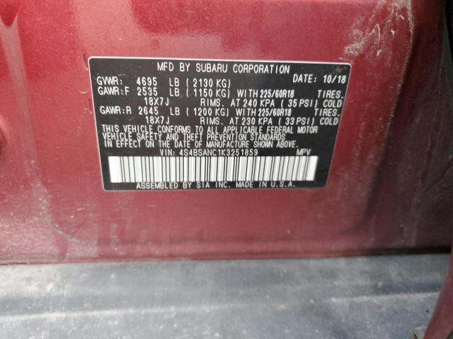 4S4BSANC1K3251859 Subaru Outback 2.5i Limited