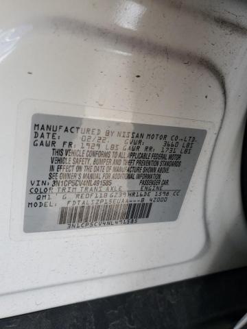 3N1CP5CV4NL491585 Nissan KICKS SV