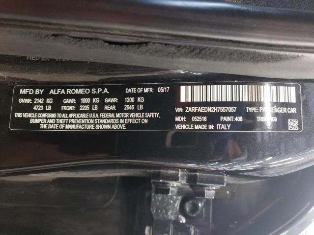 ZARFAEDN2H7557057 Alfa Romeo Giulia Q4