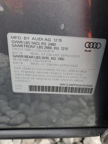 WA1L2AFP3GA092558 Audi Q5 Premium Plus