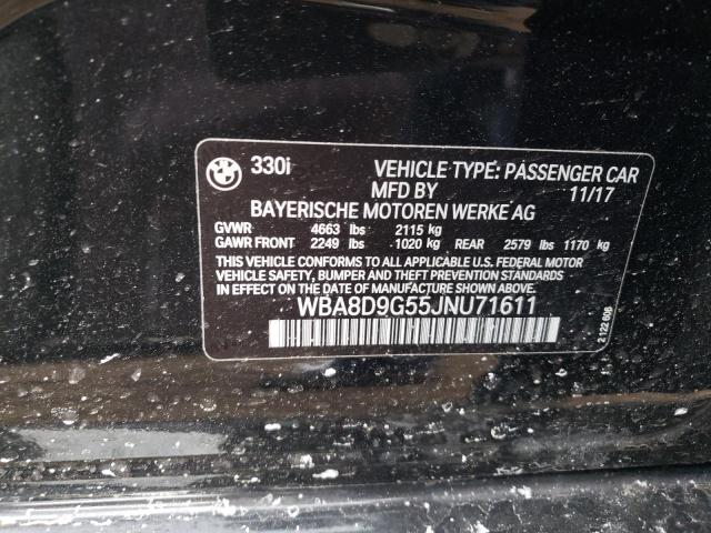 WBA8D9G55JNU71611 BMW 330 XI