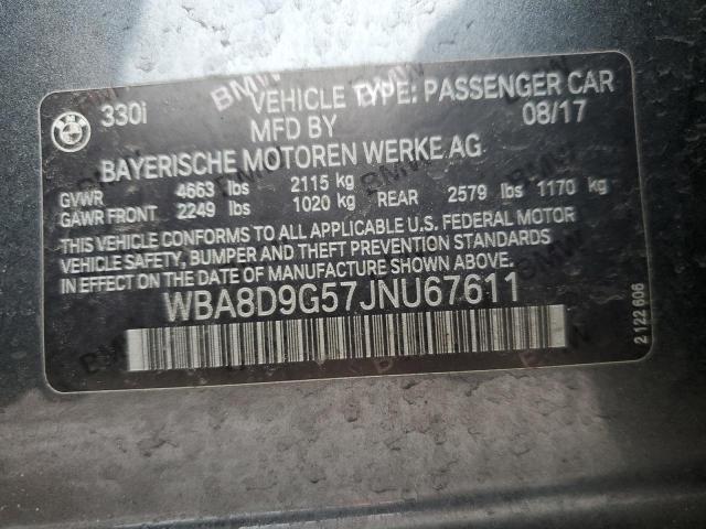 WBA8D9G57JNU67611 BMW 330 XI