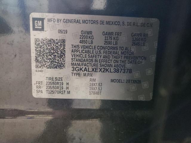 3GKALXEX2KL387378 GMC Terrain Denali