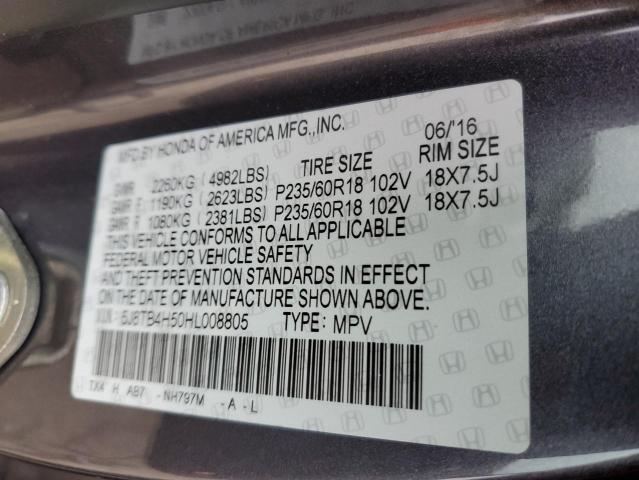 5J8TB4H50HL008805 Acura Rdx Technology