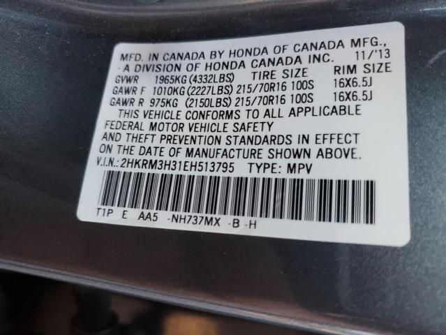 2HKRM3H31EH513795 Honda CR-V LX