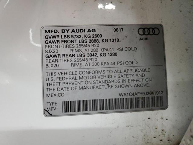 WA1C4AFY9J2041912 Audi Sq5 Prestige