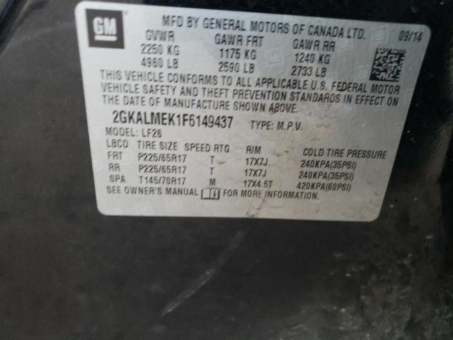 2GKALMEK1F6149437 GMC Terrain Sle
