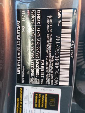 WDC0G4JB4KF567146 Mercedes-Benz GLC 300