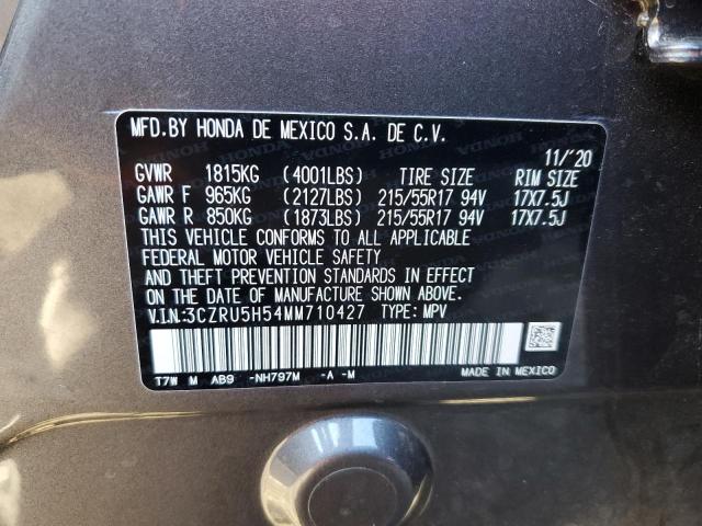 3CZRU5H54MM710427 Honda HR-V EX