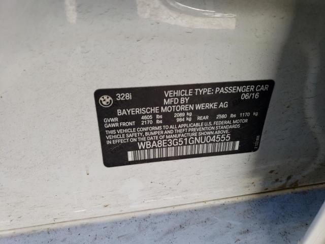 WBA8E3G51GNU04555 BMW 328 Xi Sulev