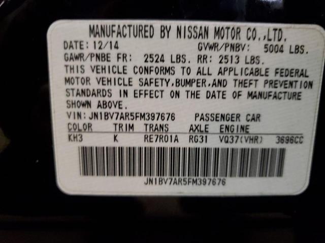 JN1BV7AR5FM397676 Infiniti Q50 BASE